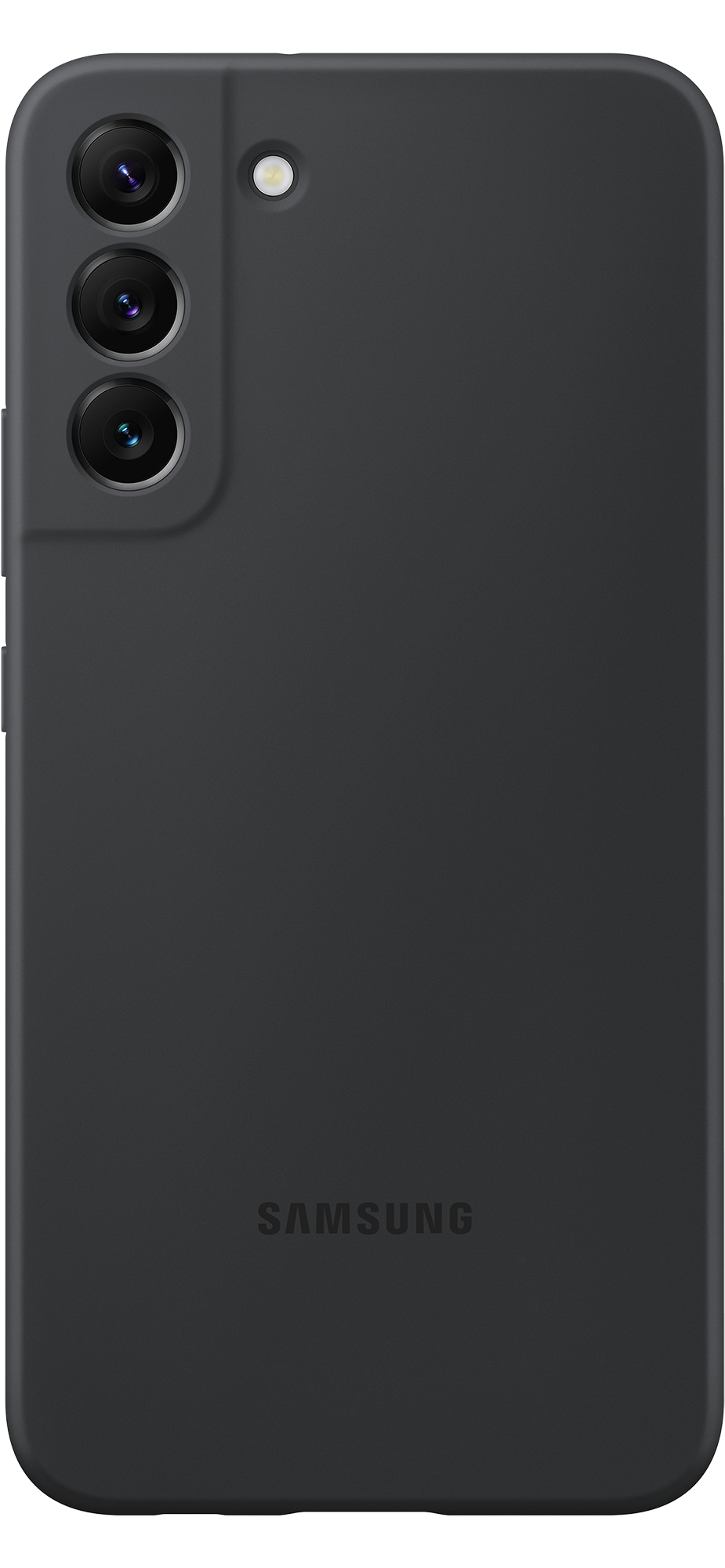Samsung Galaxy S22+ Silicone Cover Black (Front Black)