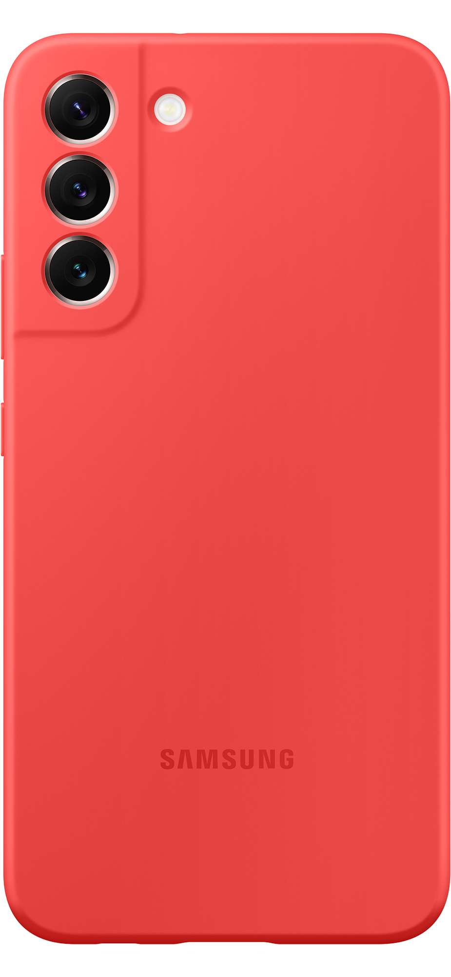 Samsung Galaxy S22+ Silicone Cover Glow Red (Front Glow Red)
