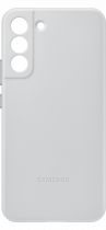 Galaxy S22+ Leather Cover Light Grey (front2 Light Gray)