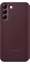 Galaxy S22+ Smart Clear View Cover Burgundy (back Burgundy)