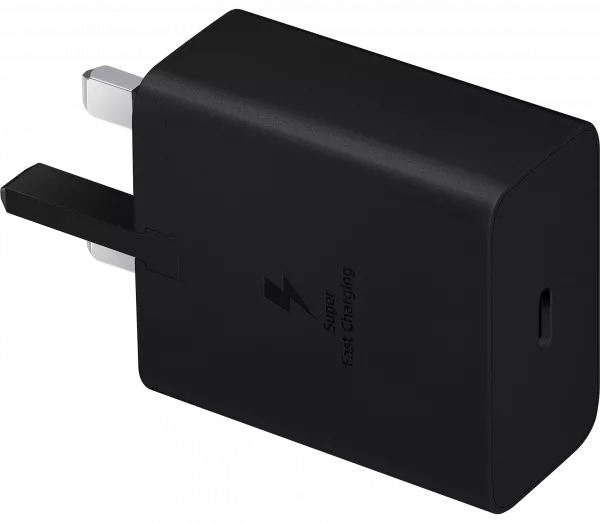 45W Super Fast Charger  (with C to C Cable) Black |