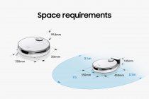 Samsung Jet Bot™ robot vacuum White (space requirements)