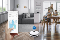 Samsung Jet Bot™ + robot vacuum with built-in Clean Station™ White (wifi control)