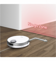 Samsung Jet Bot™ + robot vacuum with built-in Clean Station™ White (no go zone)