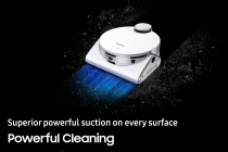 Samsung Jet Bot™ AI + robot vacuum with built-in Clean Station™ White (charger-front White)