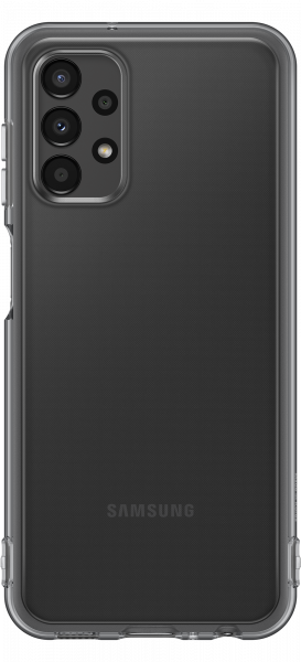 Galaxy A13 Soft Clear Cover Black (front Black)