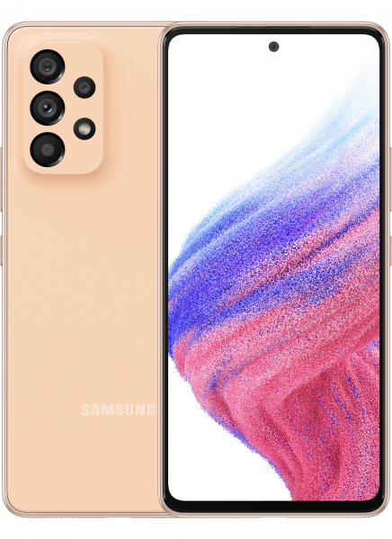 Galaxy A53 5G Awesome Peach 128 GB (front Awesome Peach)
