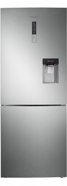 Barosa 70cm wide Classic Fridge Freezer with Non Plumbed Water Dispenser Silver 432 L (front Silver)