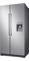 RS3000 American Style Fridge Freezer with Non Plumbed Water & Ice Dispenser Silver 520 L (r-perspective silver)