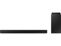 Samsung B430 2.1ch 270W Soundbar with Wireless Subwoofer and Game Mode Black (front Black)