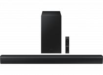 Samsung B450 2.1ch 300W Soundbar with Wireless Subwoofer Bass Boost and Game Mode Black (set-remote Black)
