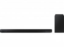 Q600B Samsung Q-Symphony 3.1.2ch Cinematic Dolby Atmos and DTS:X Soundbar with Subwoofer Black (front Black)