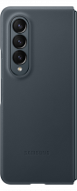 Leather Cover for Galaxy Z Fold4 Graygreen (front-2 Graygreen)
