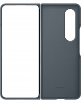 Leather Cover for Galaxy Z Fold4 Graygreen (back Graygreen)