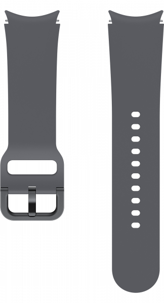 Sport Band for all Galaxy Watch4/Watch5 (20mm, S/M) Graphite (front Graphite)