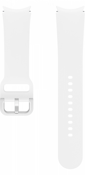 Sport Band for all Galaxy Watch4/Watch5 (20mm, M/L) White (front White)