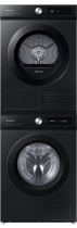Bespoke AI™ 9kg Tumble Dryer Series 5+ with Heatpump Technology and Optimal Dry™ Black 9 kg (stack-front-door-closed Black)