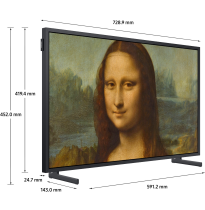 32" The Frame Art Mode QLED Full HD HDR Smart TV (2022) 32 (Dimensions)