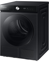 Bespoke AI™ Series 8 DV90BB9445GBS1 with Super Speed Dry and OptimalDry™, Heat Pump Tumble Dryer, 9kg 9 kg Black (r-perspective Black)