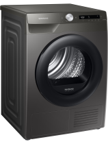 Series 5+ DV90T5240AN/S1 with OptimalDry™, Heat Pump Tumble Dryer, 9kg 9 kg (l-perspective Platinum Silver)