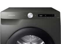 Series 5+ DV90T5240AN/S1 with OptimalDry™, Heat Pump Tumble Dryer, 9kg 9 kg (panel-control-2 Platinum Silver)