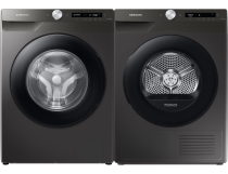 Series 5+ DV90T5240AN/S1 with OptimalDry™, Heat Pump Tumble Dryer, 9kg 9 kg (front-set-1 Platinum Silver)