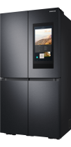 Samsung Family Hub RF65A977FB1/EU French Style Fridge Freezer with Beverage Center™ - Black 637 Black (r-perspective Black)