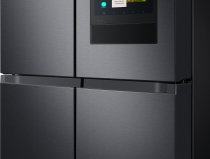 Samsung Family Hub RF65A977FB1/EU French Style Fridge Freezer with Beverage Center™ - Black 637 Black (new-handle Black)