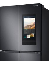 Samsung Family Hub RF65A977FB1/EU French Style Fridge Freezer with Beverage Center™ - Black 637 Black (detail-screen2 Black)