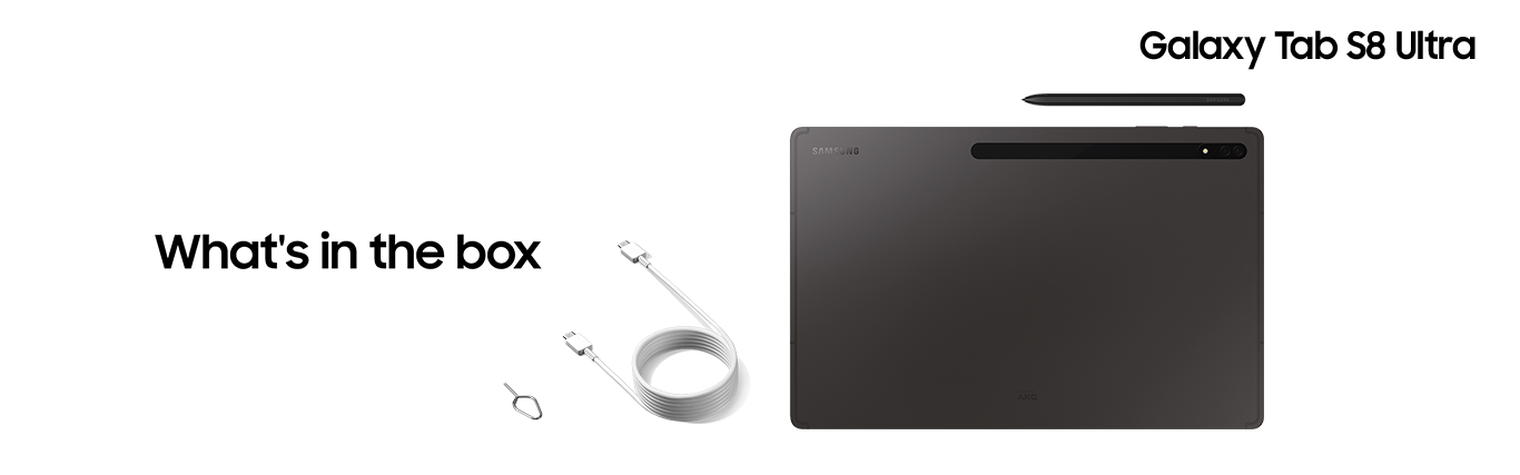 Galaxy Tab S8+ (12.4" Wi-Fi) Graphite 128 GB