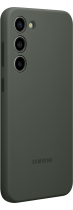 Silicone Case for Galaxy S23+ Green (front Green)