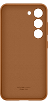 Leather Case for Galaxy S23 Camel (back Camel)