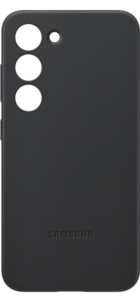 Leather Case for Galaxy S23 Black (front Black)