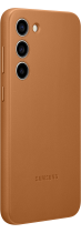 Leather Case for Galaxy S23+ Camel (front Camel)