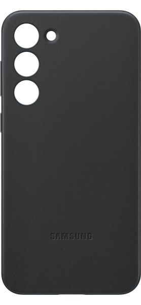 Leather Case for Galaxy S23+ Black (front Black)