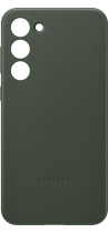 Leather Case for Galaxy S23+ Green (front-2 Green)