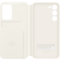 Smart View Wallet Case for Galaxy S23+ Cream (front-open Cream)