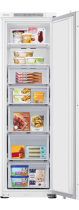 Samsung BRZ22600EWW/EU Integrated One Door Freezer with SpaceMax™ Technology - White White 218 L (front-open-with-food White)