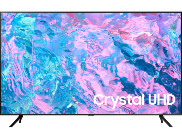 2023 43” CU7100 UHD 4K HDR Smart TV 43 (front Black)