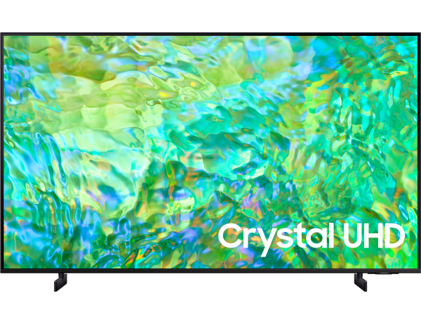 2023 43” CU8070 Crystal UHD 4K HDR Smart TV 43 (front Black)