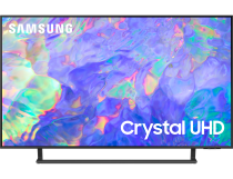 2023 43” CU8500 Crystal UHD 4K HDR Smart TV 43 (front3 Titanium Gray)