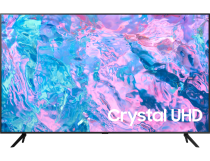 2023 65” CU7100 UHD 4K HDR Smart TV 65 (front Black)