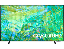 2023 75” CU8070 Crystal UHD 4K HDR Smart TV 75 (front Black)