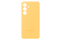 Silicone Case for Galaxy S24 Yellow (front2 Yellow)