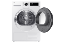 Samsung Series 5 DV90CGC0A0AEEU with OptimalDry™, Heat Pump Tumble Dryer, 9kg White 9 kg (front-open White)