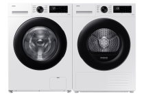 Samsung Series 5 DV90CGC0A0AEEU with OptimalDry™, Heat Pump Tumble Dryer, 9kg White 9 kg (front-pair White)