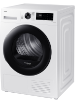Samsung Series 5 DV90CGC0A0AEEU with OptimalDry™, Heat Pump Tumble Dryer, 9kg White 9 kg (r-perspective White)
