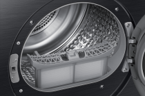Samsung Series 5 DV90CGC0A0ABEU with OptimalDry™, Heat Pump Tumble Dryer, 9kg Black 9 kg (detail-drum Black)