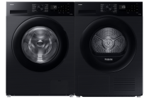 Samsung Series 5 DV90CGC0A0ABEU with OptimalDry™, Heat Pump Tumble Dryer, 9kg Black 9 kg (front-pair Black)
