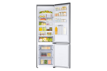 Samsung Series 5 RB38C602CS9/EU Classic Fridge Freezer with SpaceMax™ Technology - Matte Stainless 390 L Silver (front-open-with-food Silver)